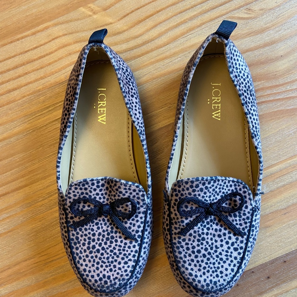 JCrewcuts Size 12K Child’s Animal Print Loafers